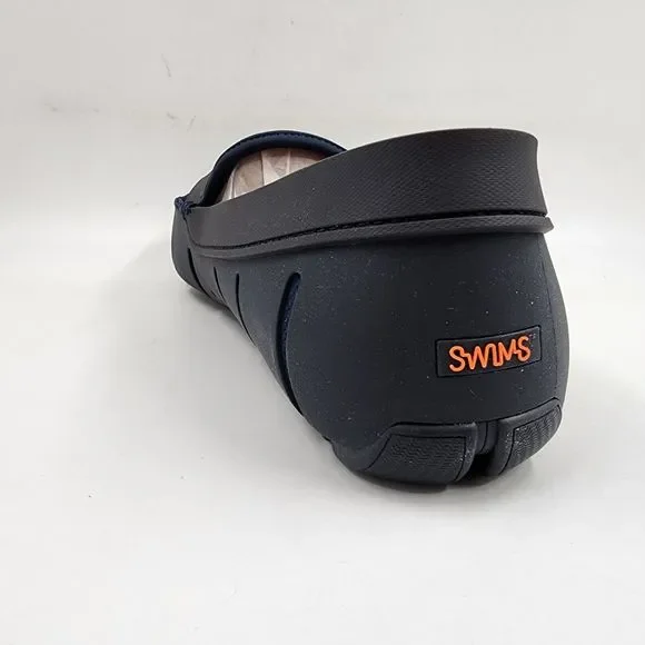 SWIMS Penny Loafer Shoes Men's 12 Navy Slip-On Nylon Mesh Upper Water Comfort - Picture 9 of 15